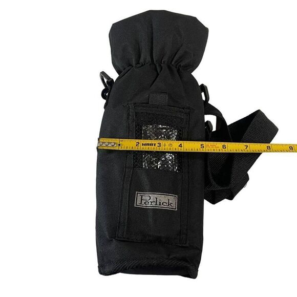 Perlick Insulated Wine Bottle Carrier Bag W/ Strap Corkscrew Set New Gift Black - Picture 6 of 6